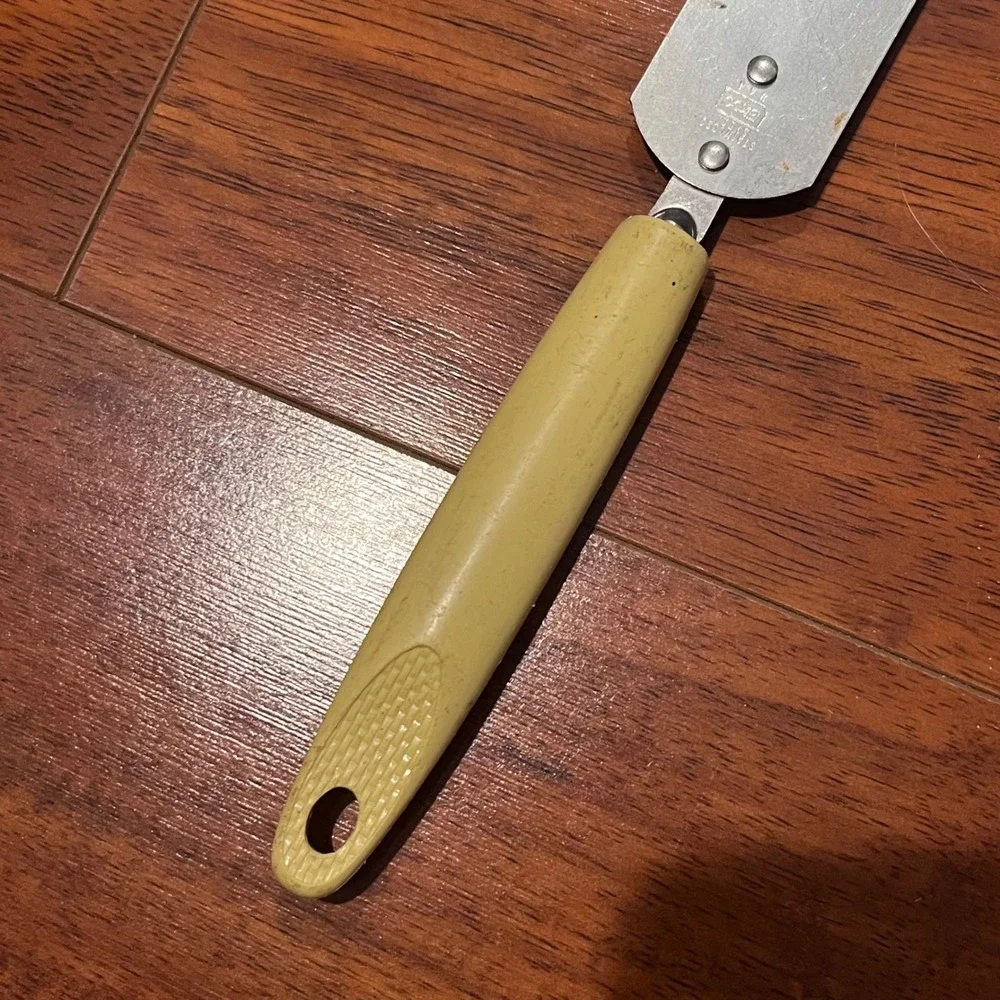 Vintage EKCO Stainless Steel Icing Spatula Straight Blade Cream Handle USA Made